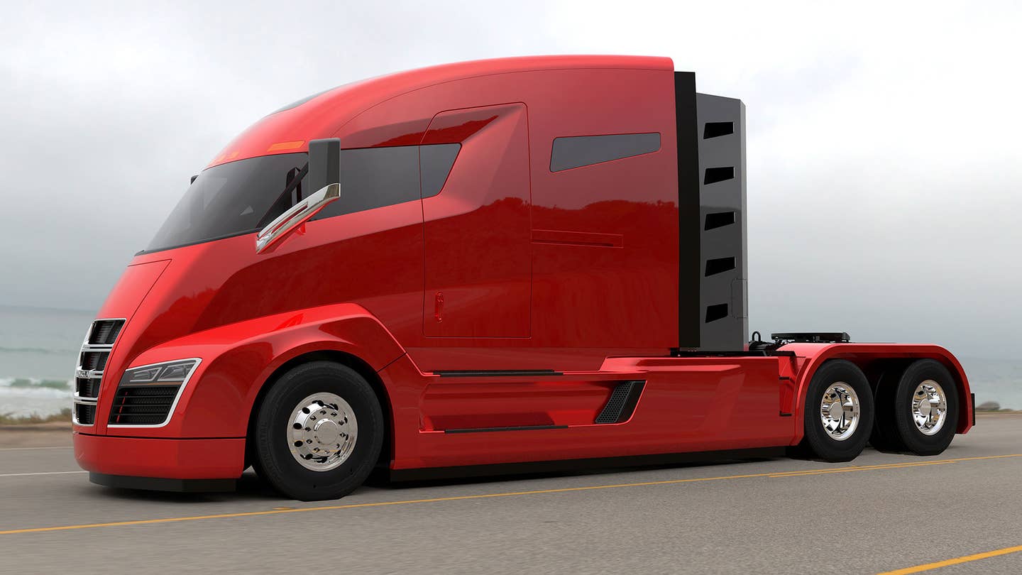 2,000-HP Hybrid Electric Nikola One Semi is a Trucker’s Dream