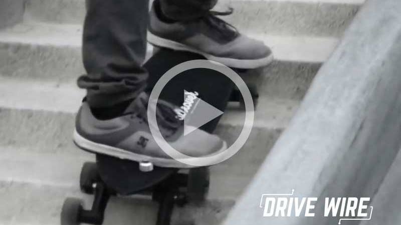 Drive Wire: Check Out This Eight-Wheeled Longboard