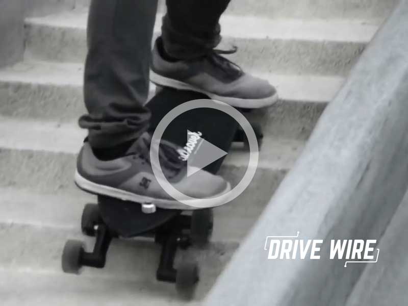 Drive Wire: Check Out This Eight-Wheeled Longboard