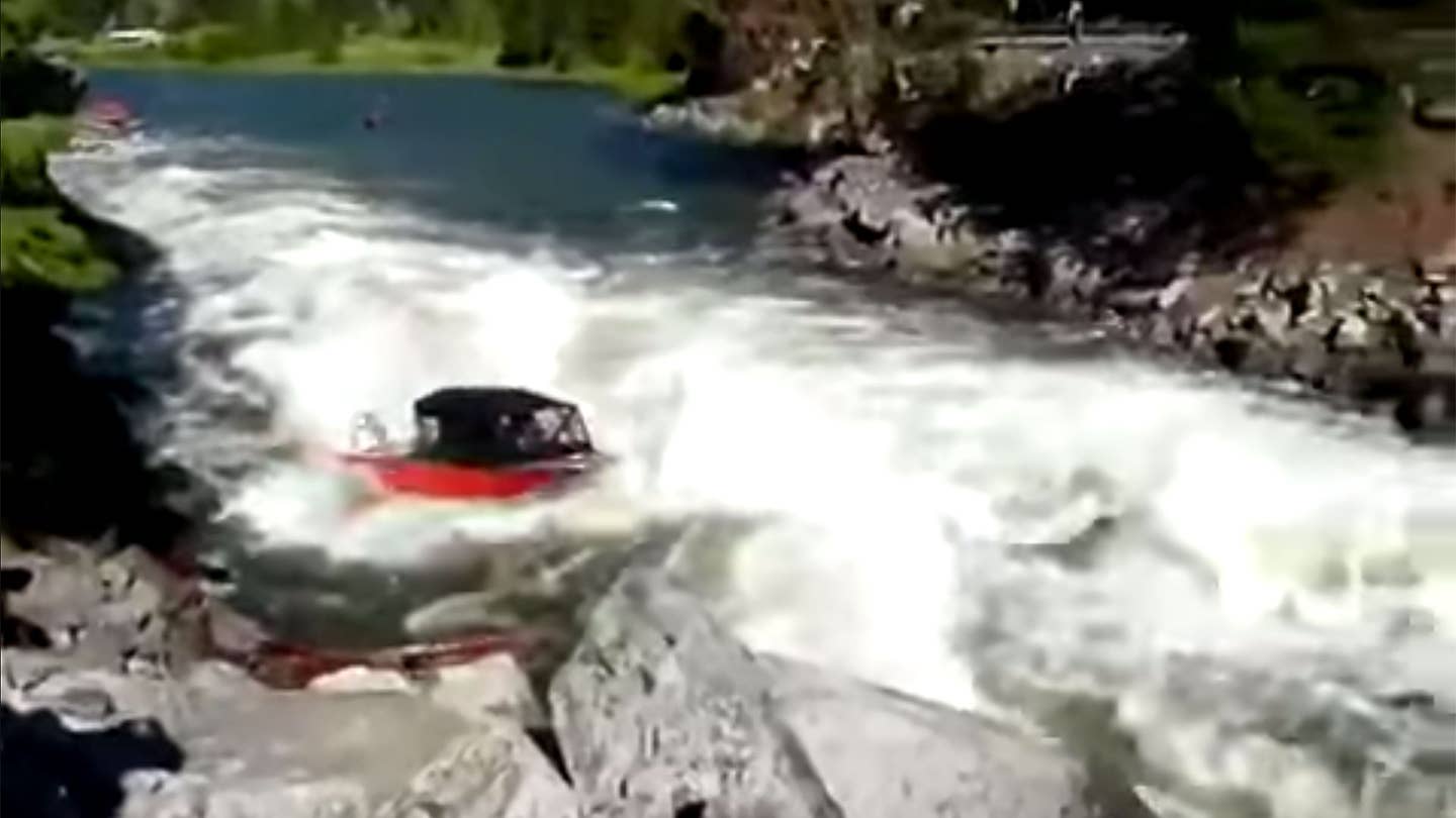 Watch This Jet Boat Power Up Rapids Like a Boss
