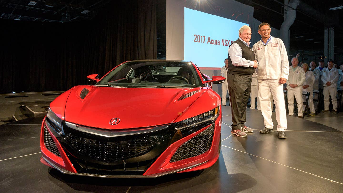 Acura Factory (Finally) Spits Out The NSX Supercar