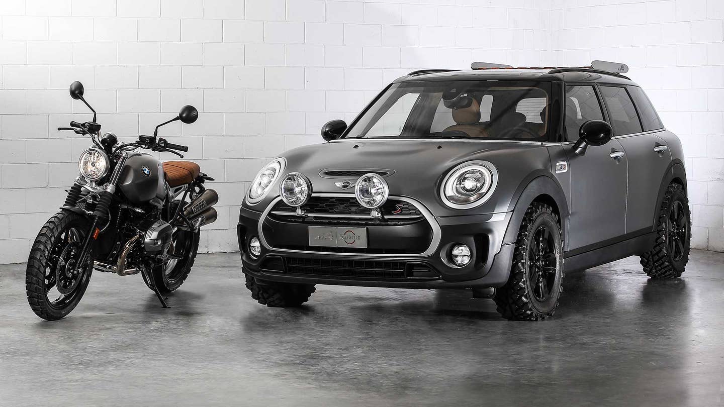 The Mini Clubman All4 Scrambler Concept Is a Motorcycle-Inspired Soft-Roader