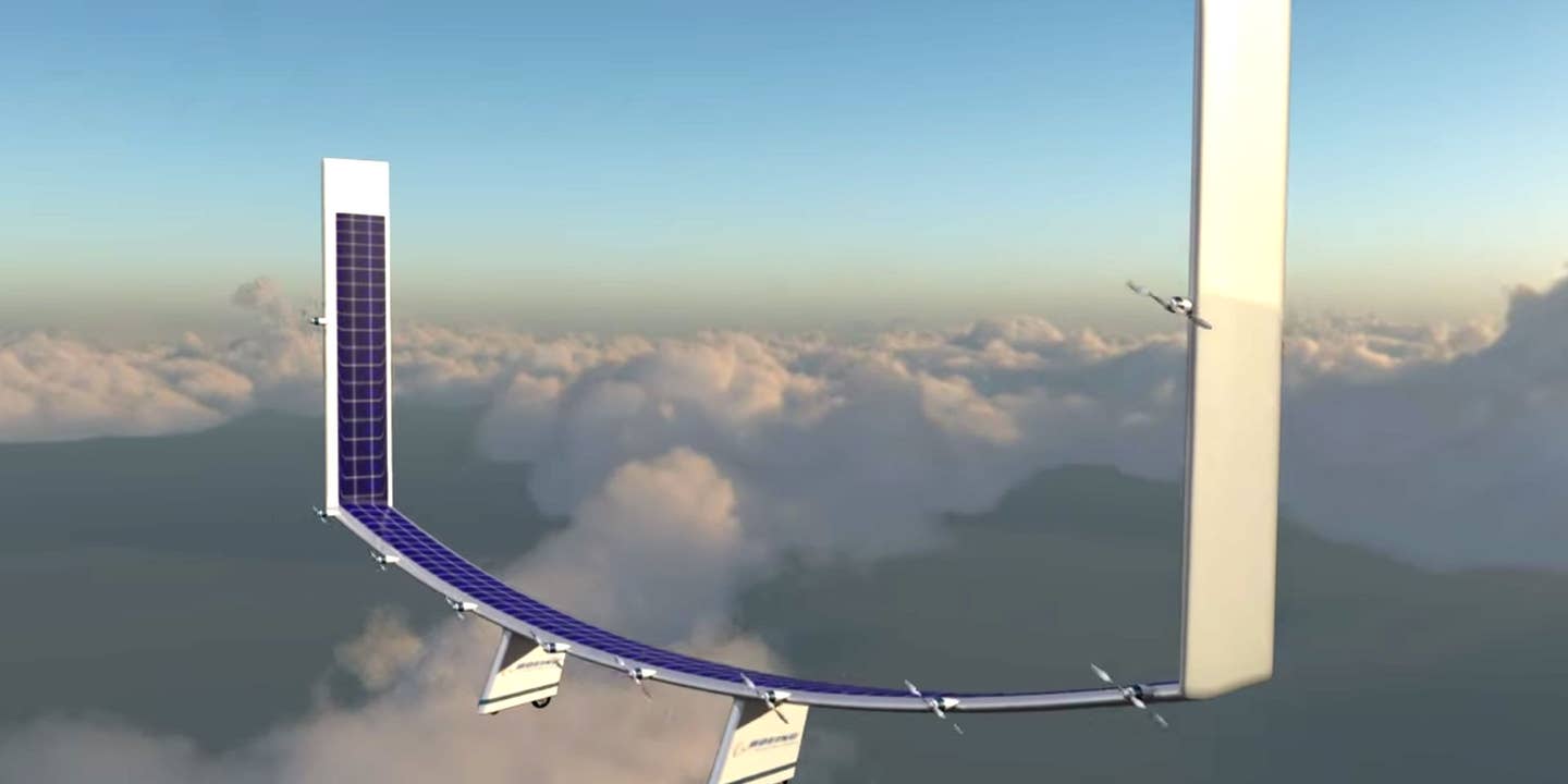 Boeing Reveals Patent for Solar-Powered Plane That Could Fly for Years