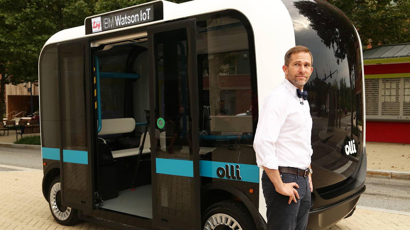Local Motors and IBM Team Up to Build a 3-D Printed, Self-Driving Bus