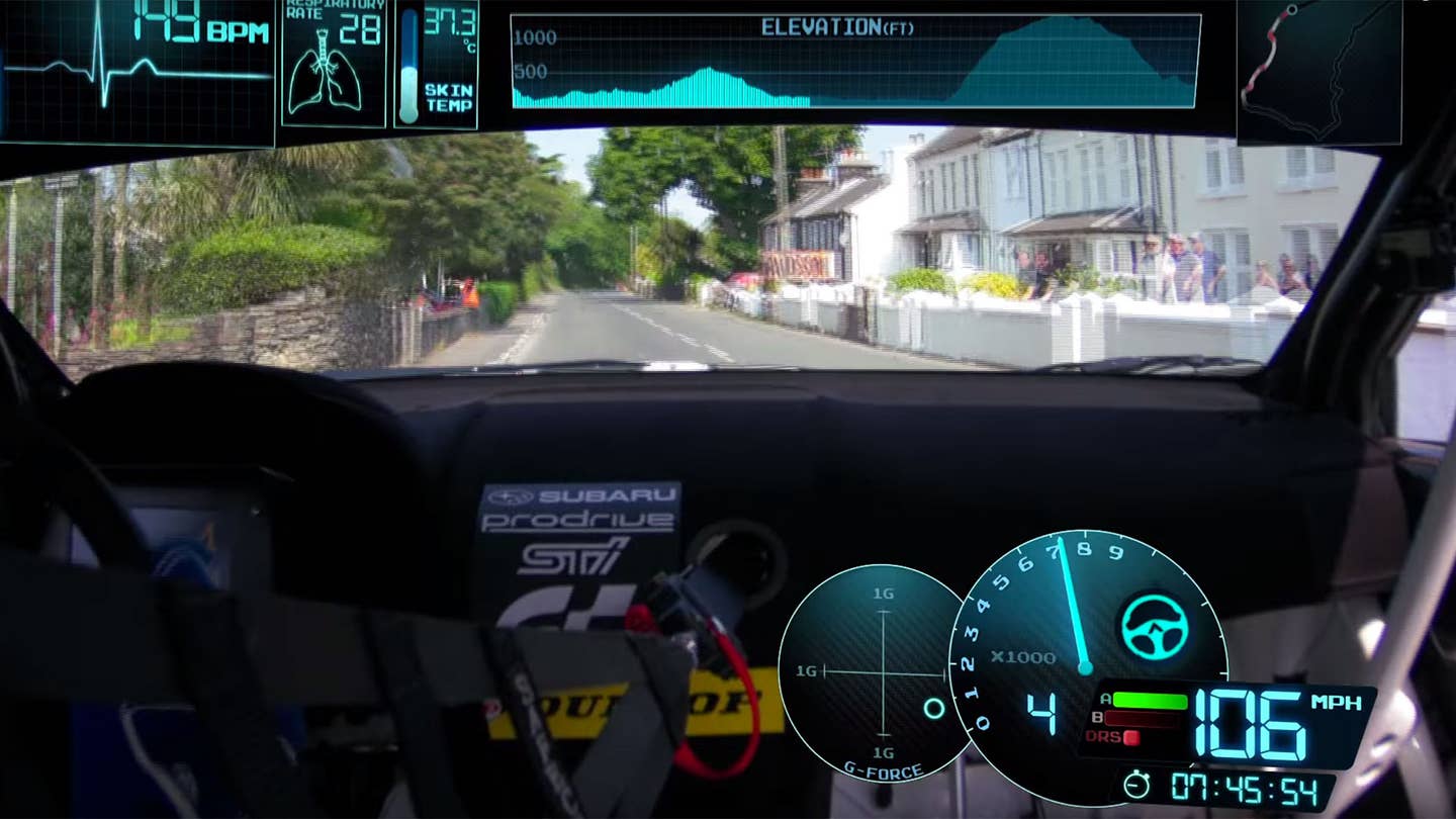 Watch Subaru’s Record-Breaking Isle of Man Lap From the Driver’s Point-of-View
