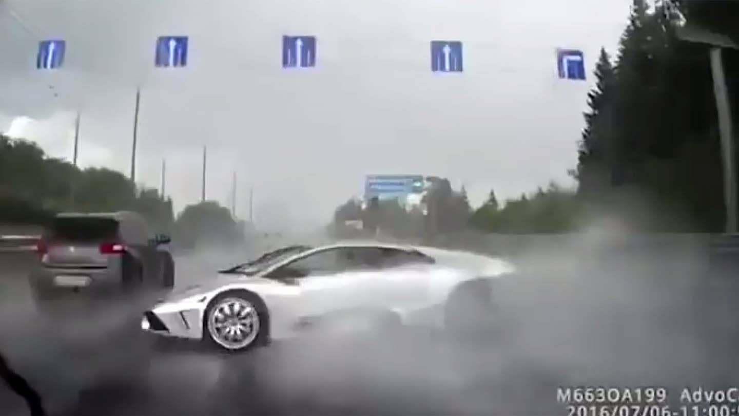 Is This Lamborghini Crash Video a Fake?