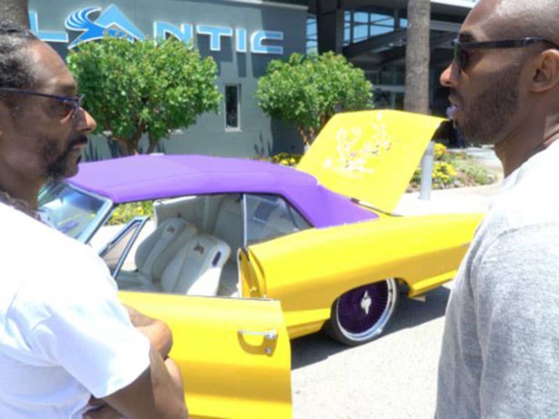 Snoop Dogg Gives Kobe Bryant Customized Drop-Top Pontiac