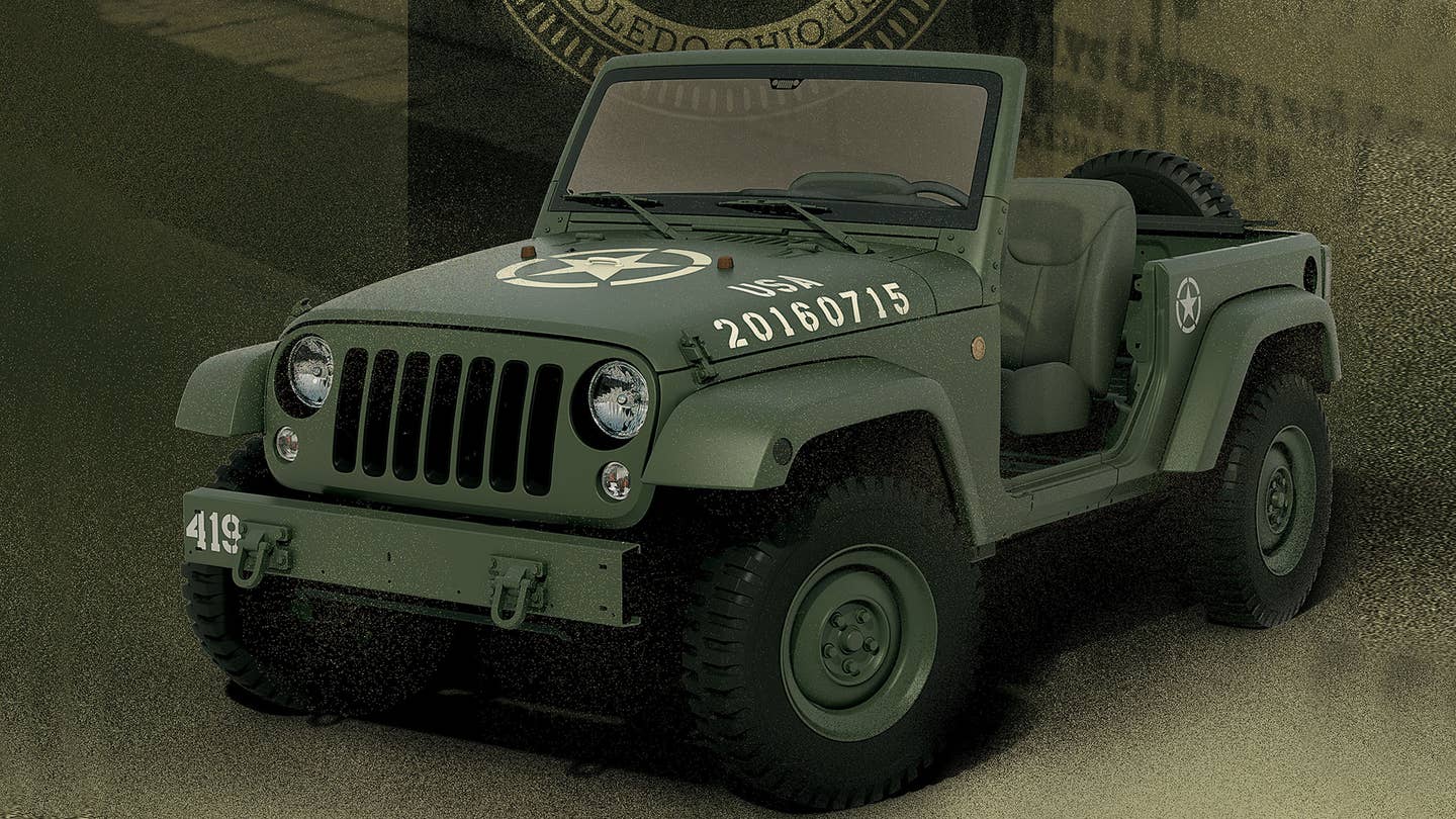 Jeep Wrangler 75th Salute Concept Celebrates 75 Years of Jeeps