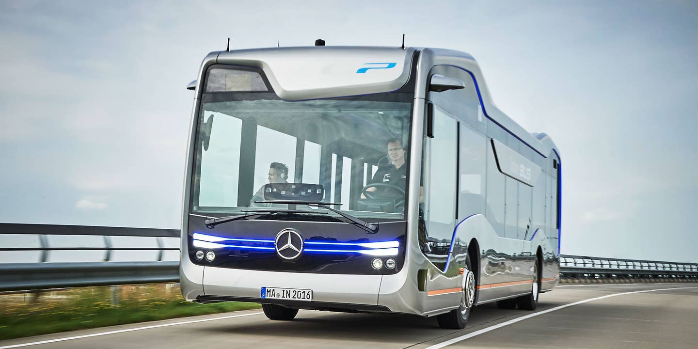 The Self-Driving Mercedes-Benz Future Bus Drove Itself 12 Miles