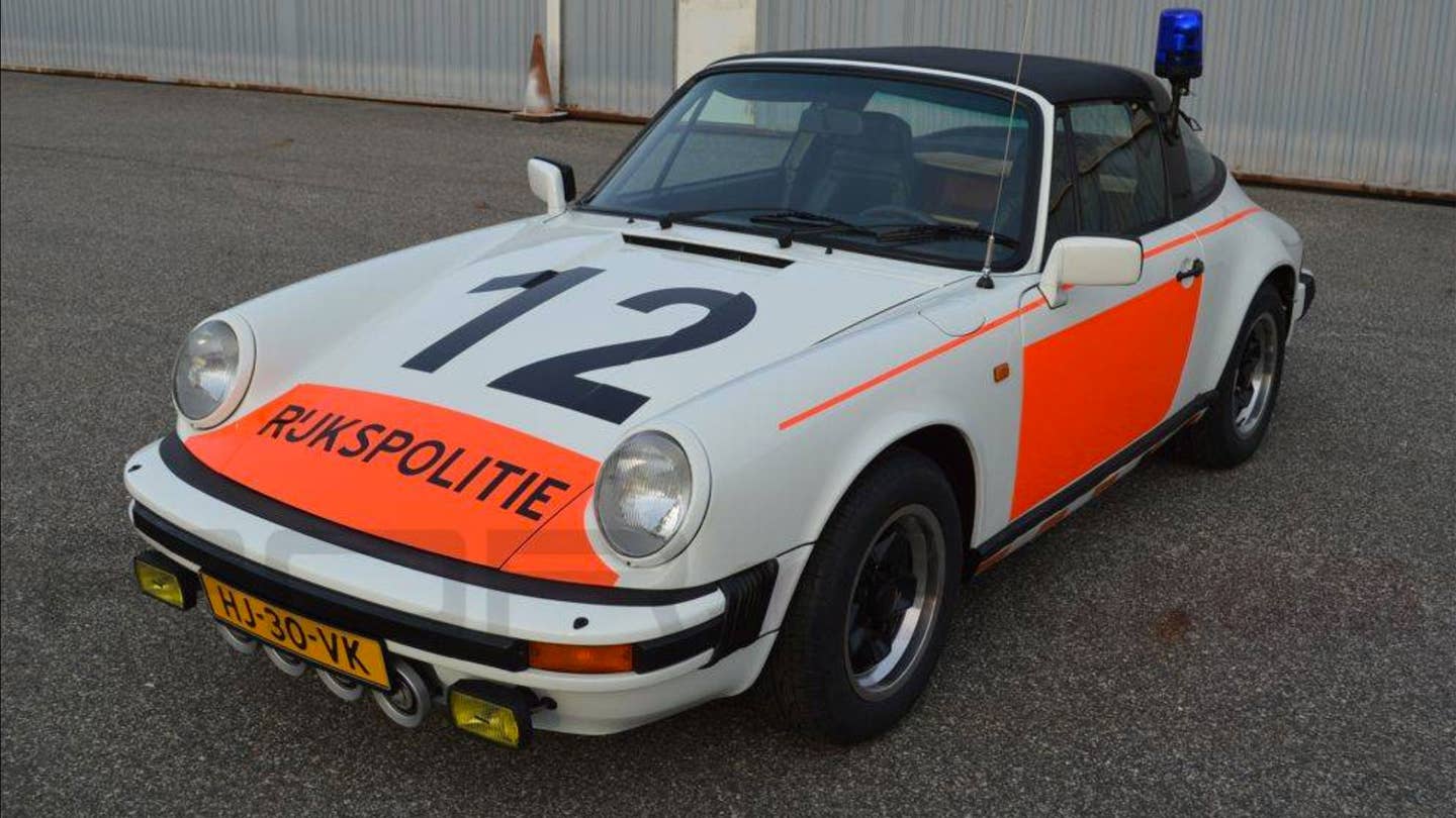 Who Wants a $200,000 Porsche 911 Pursuit Vehicle Used by the Dutch Police?