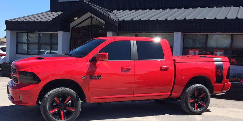 Someone Dropped a Dodge Hellcat Engine into a Ram Pickup
