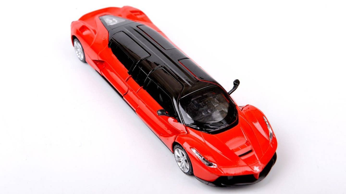 This Ferrari LaFerrari Stretch Limo Scale Model Could Be Yours