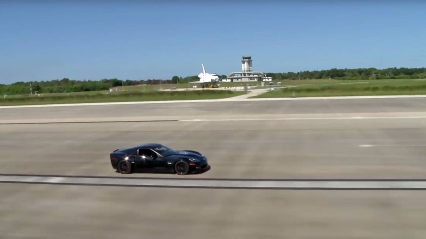 Watch This Electric Corvette Set a New World Record at 206 MPH