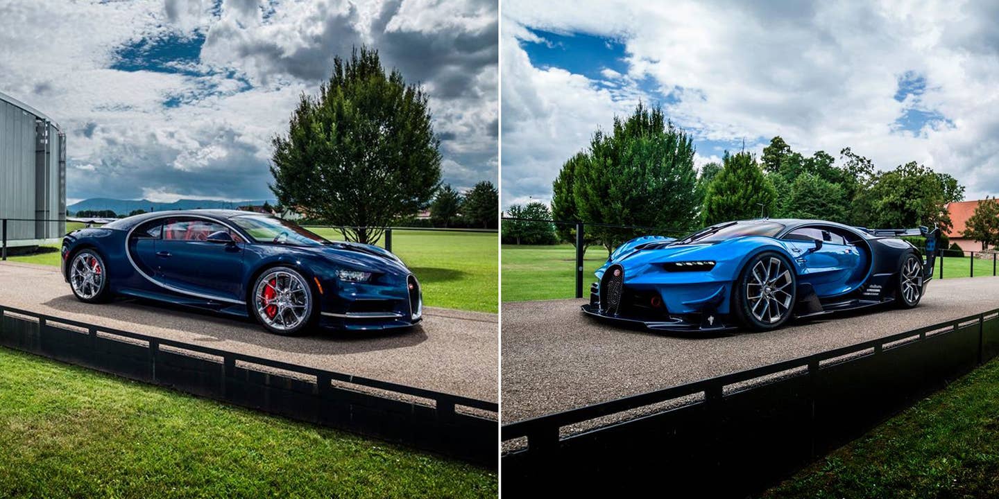 A Saudi Prince Bought the First Bugatti Chiron <em>and</em> the Vision Gran Turismo