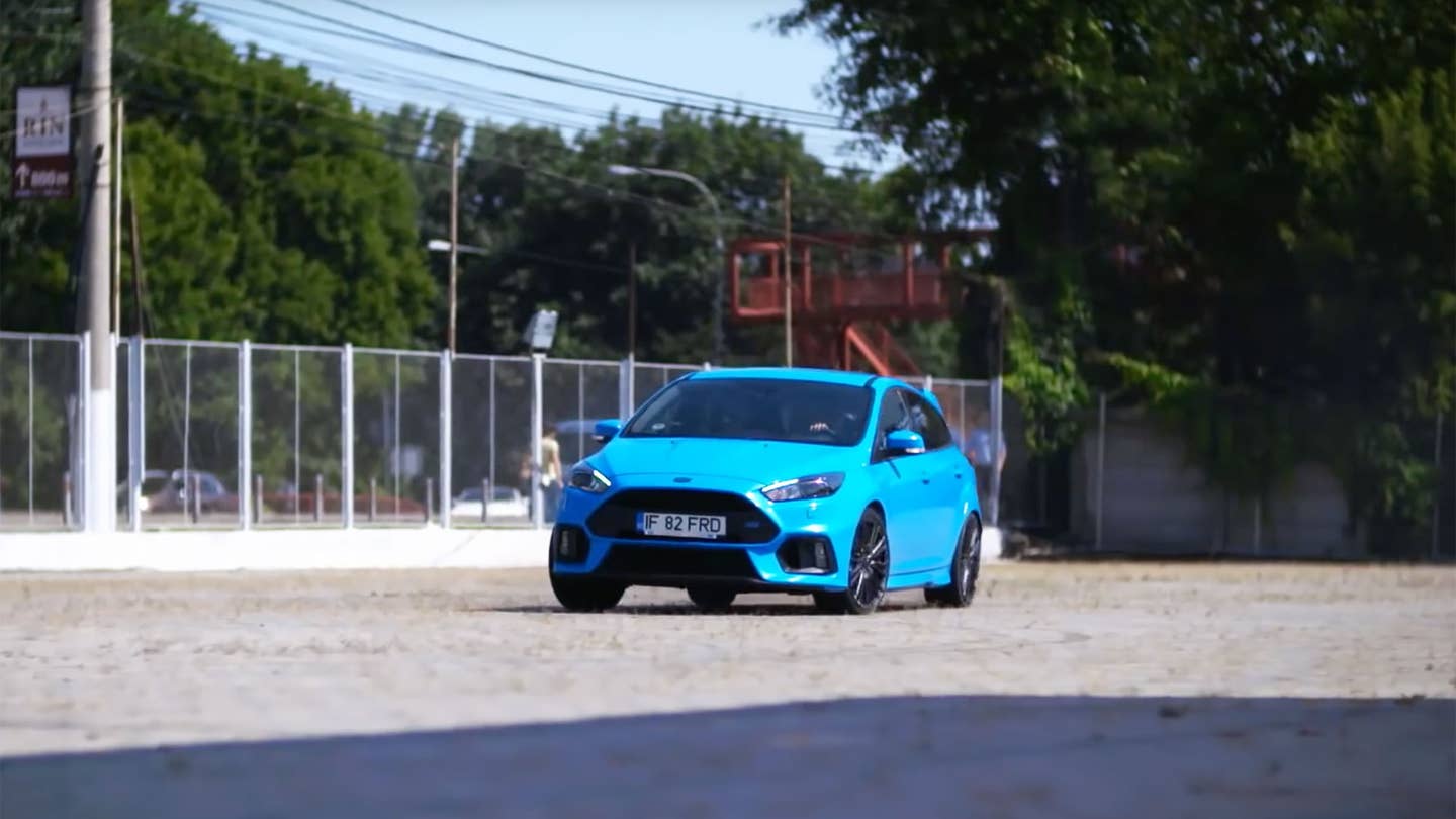 Watch Uber Riders Go For a Drift in the Ford Focus RS