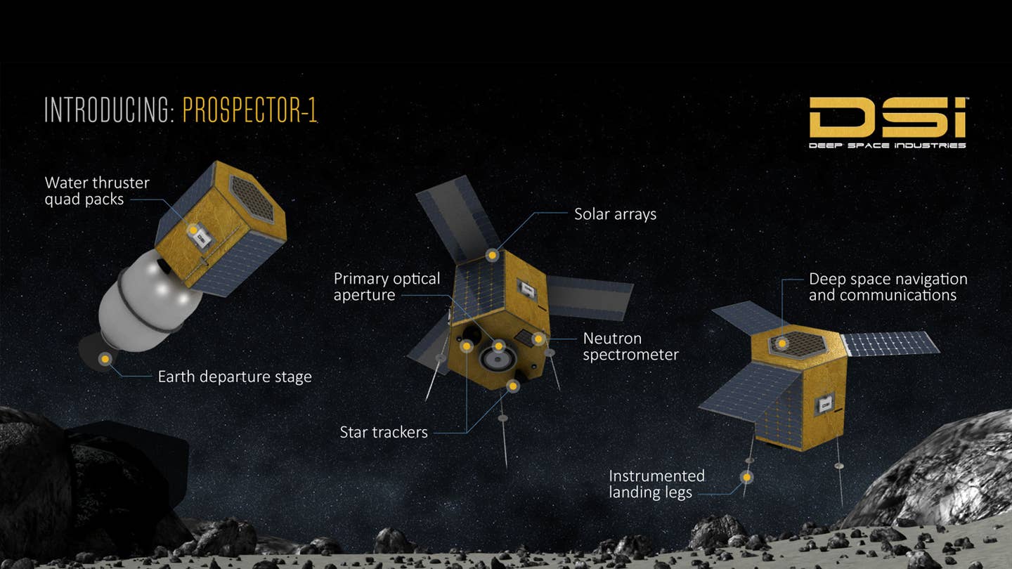 California Space Mining Startup Reveals Asteroid-Prospecting Space Craft