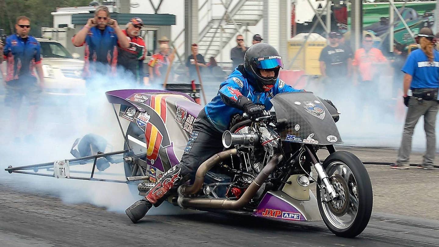 The Biggest Balls in Racing? We Vote for Nitro Harley Riders.