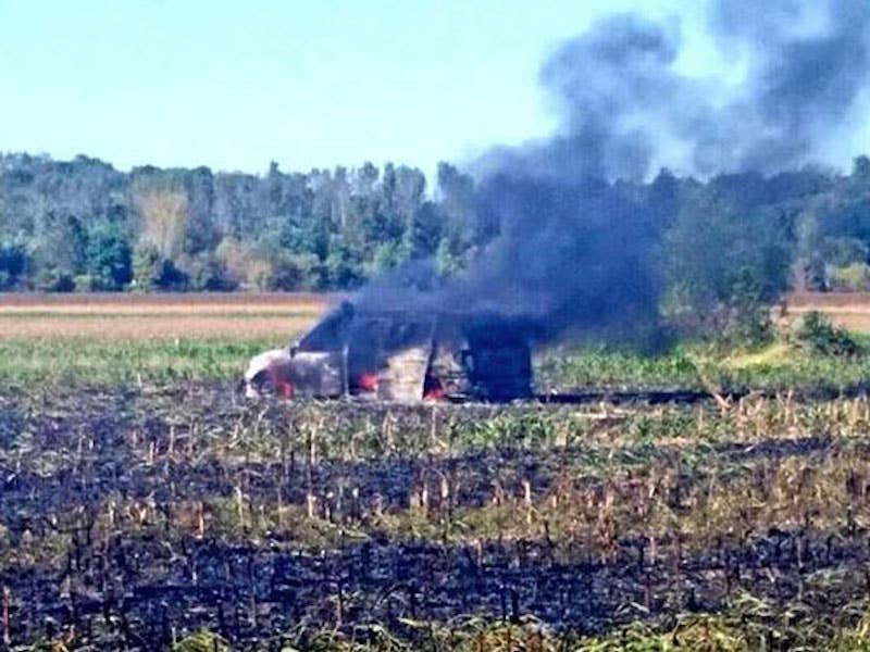Man Fights Garbage Fire Using Van Full of Ammo, Fails