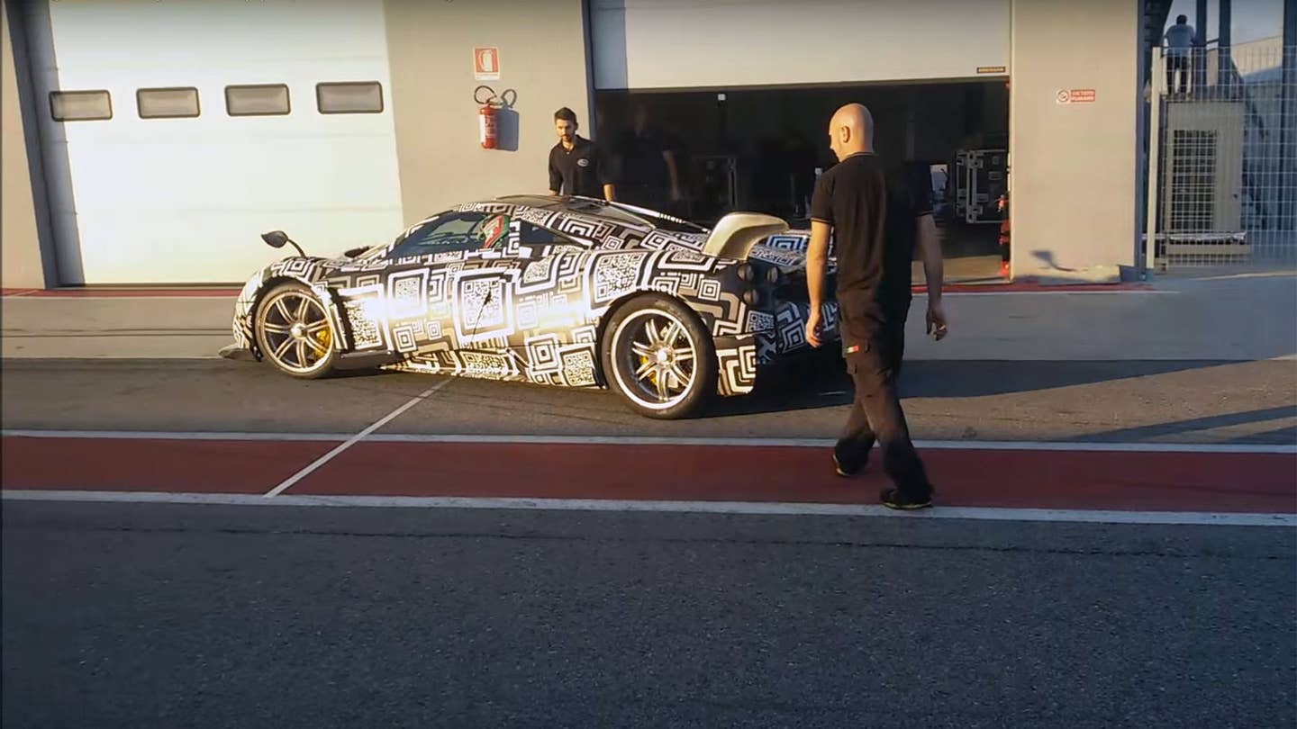 Did We Just Spot the New Pagani Huayra S Testing in Italy?