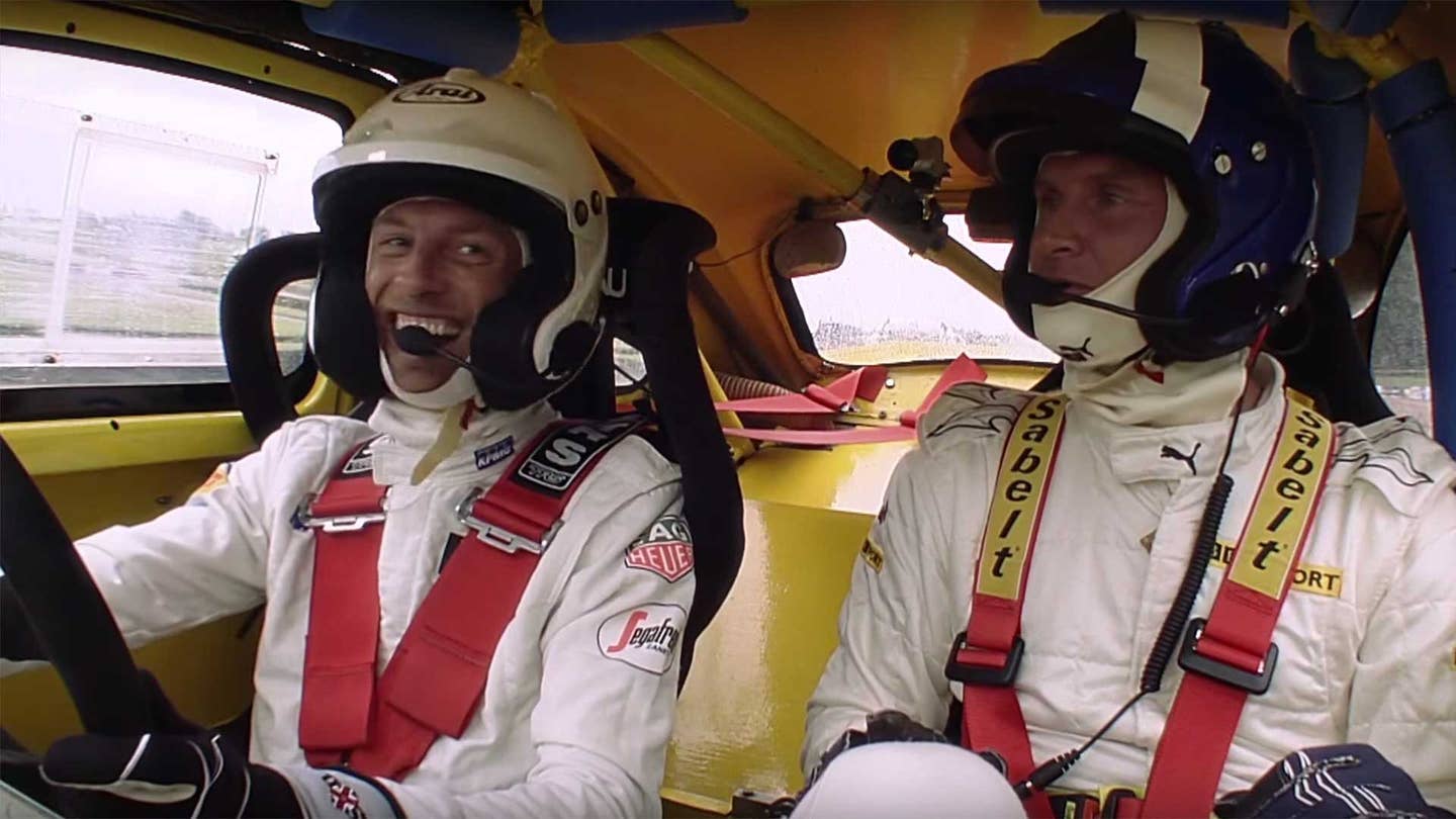 Jenson Button Rallying a Vintage Beetle Is the Jenson Button We Like