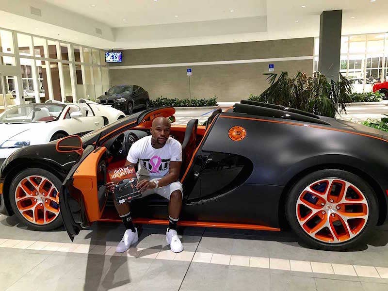 Floyd Mayweather Will Tell You How Much His New Bugatti Cost