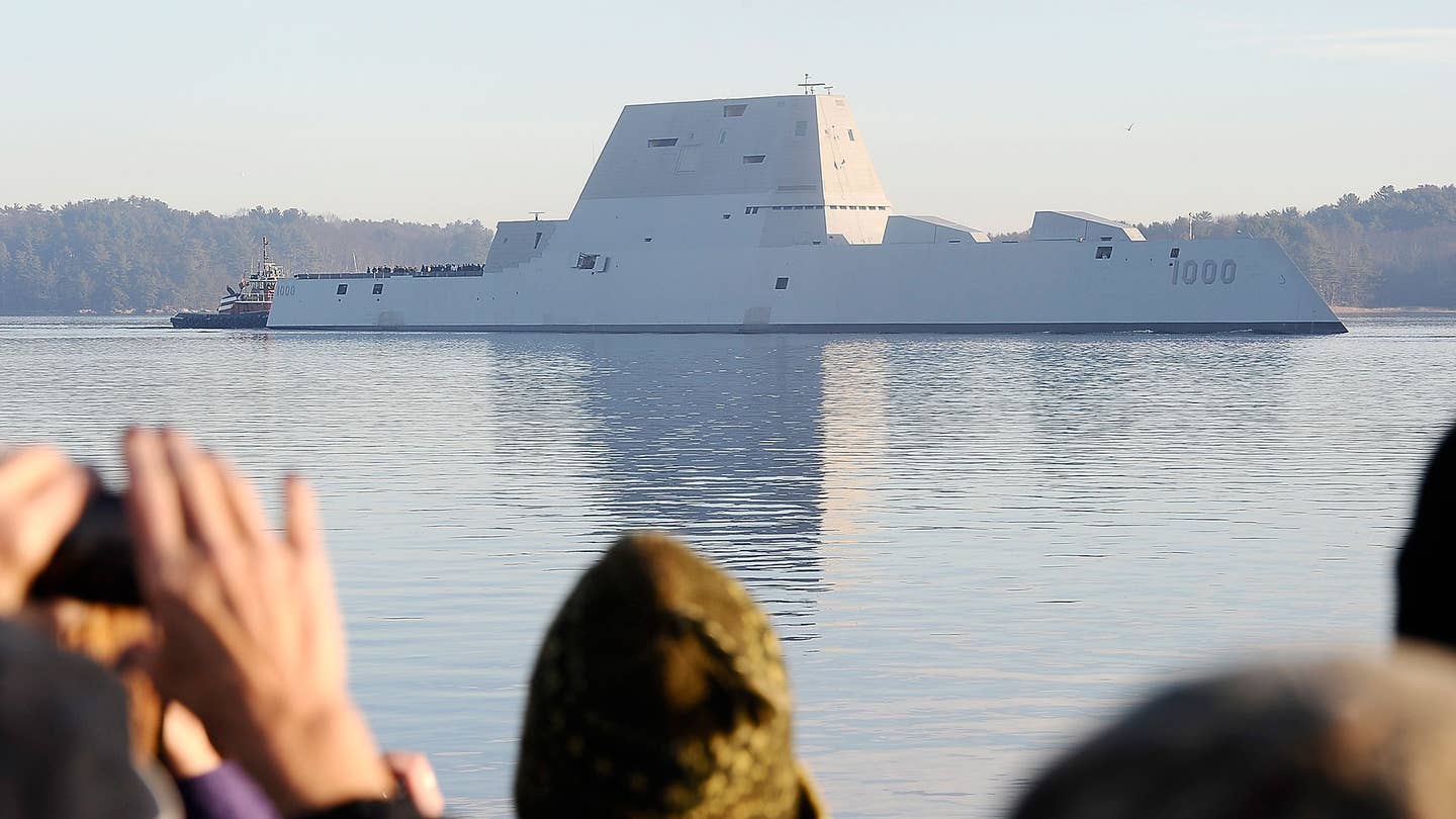 US Navy Launches the Tesla of Destroyers