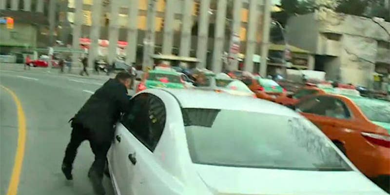 Canadian Uber Protests Get (Sort of) Violent