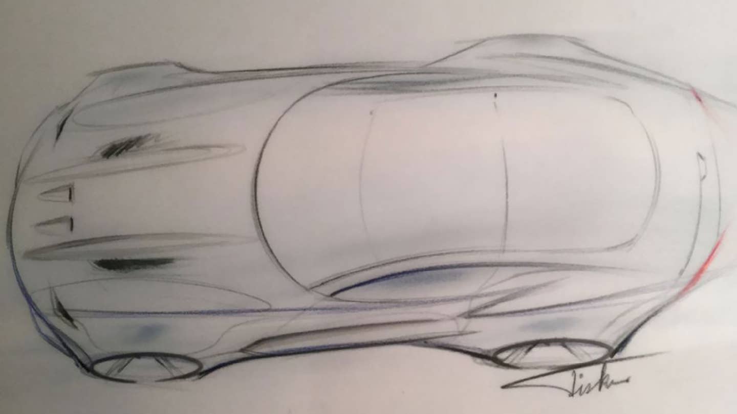 Henrik Fisker’s “The Force 1” Supercar Teased Ahead Of 2016 Detroit Auto Show