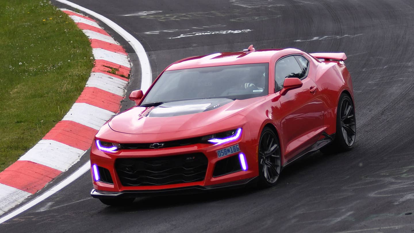 Watch the Chevy Camaro ZL1 Lap the Nurburgring in 7:29