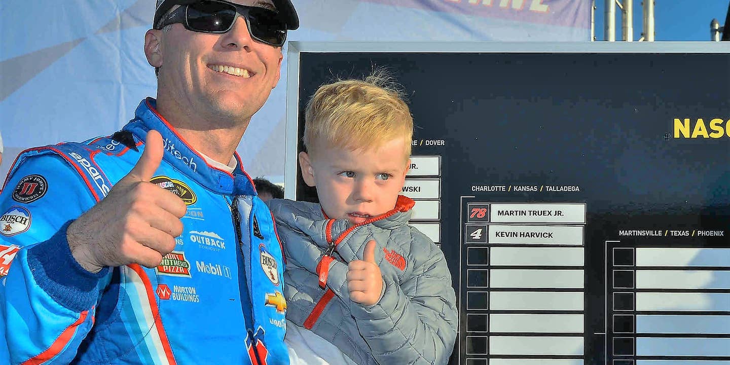 Kevin Harvick Answers Questions About NASCAR and His Son, Who Needed to Pee