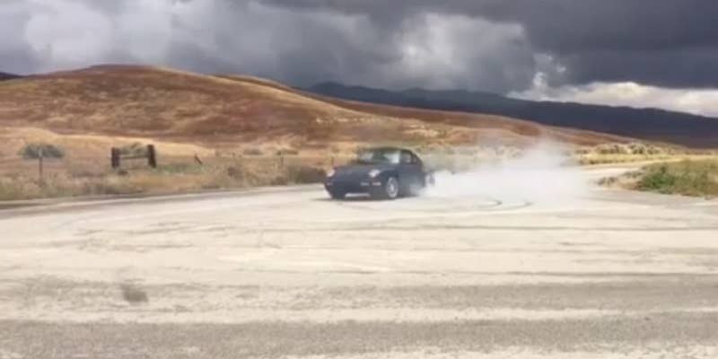 This 993 Doing Donuts Is Something You Need To See