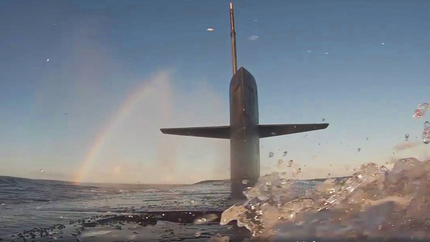 Watch A Nuclear Fast Attack Submarine Dive And Surface Like Never Before