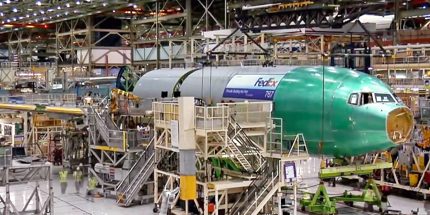 Watch Boeing Assemble A 767 In Three Minutes