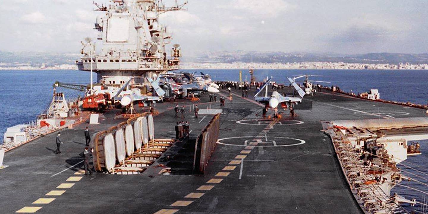 Russia&#8217;s Carrier Was Designed To Be Heavily Armed Even Without Its Air Wing