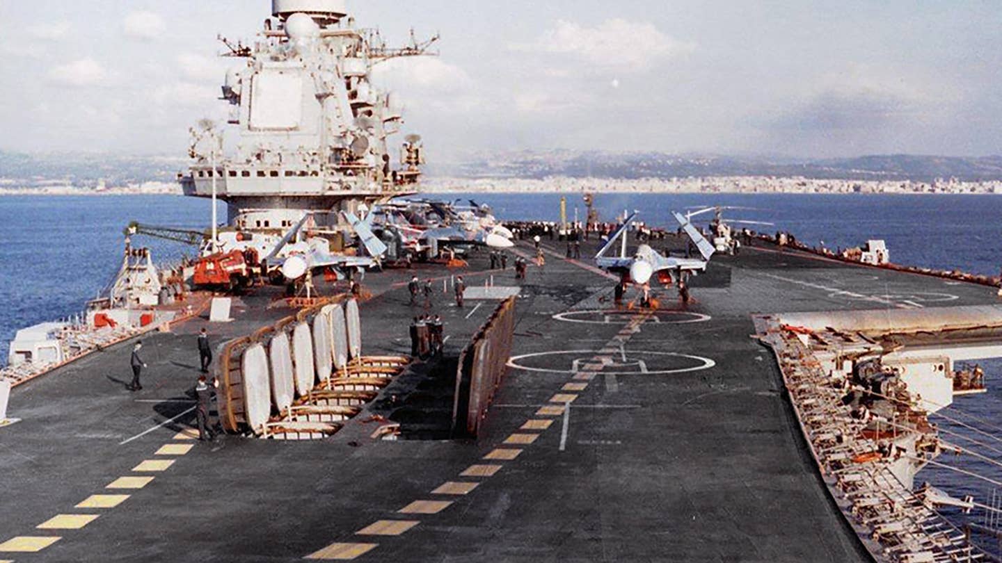 Russia’s Carrier Was Designed To Be Heavily Armed Even Without Its Air Wing