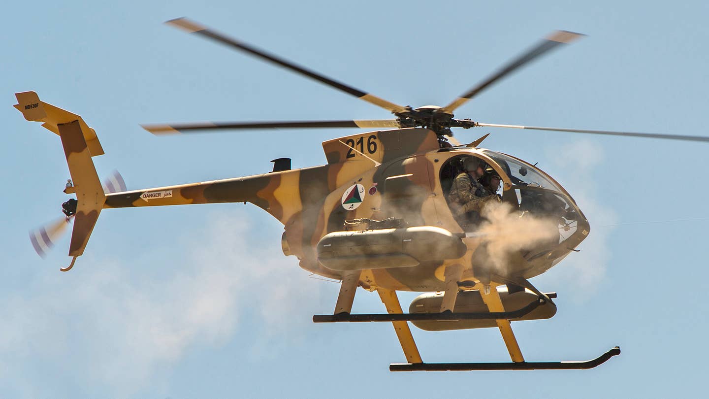 Ride Along For Strafing Practice In Afghanistan&#8217;s Spunky Little MD530 Attack Chopper