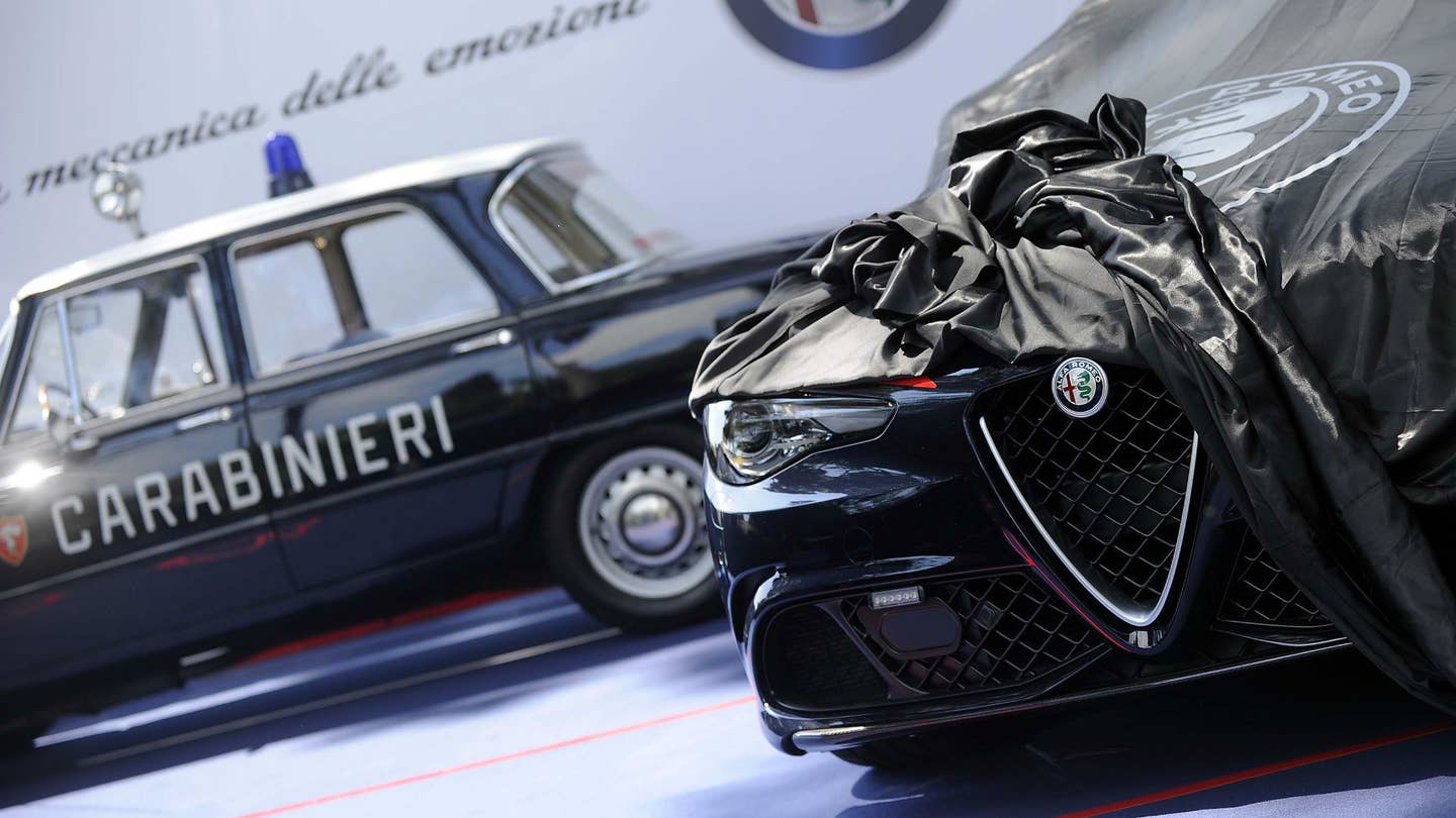 Italy’s Special Police Use 500-hp Sedans to Transport Human Organs