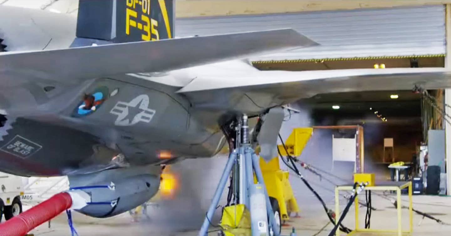 Watch The F-35 Fire Its Gun Pod For The Very First Time