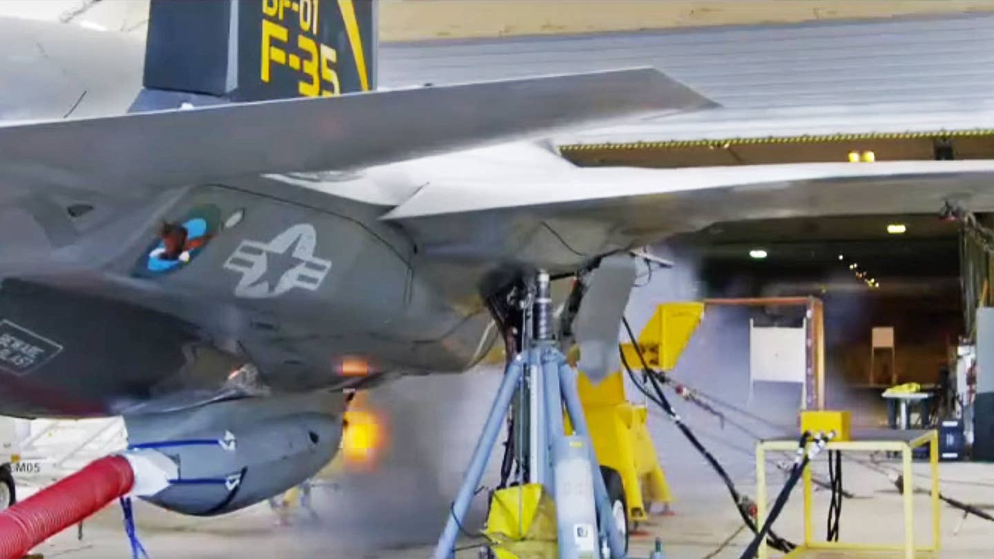 Watch The F-35 Fire Its Gun Pod For The Very First Time