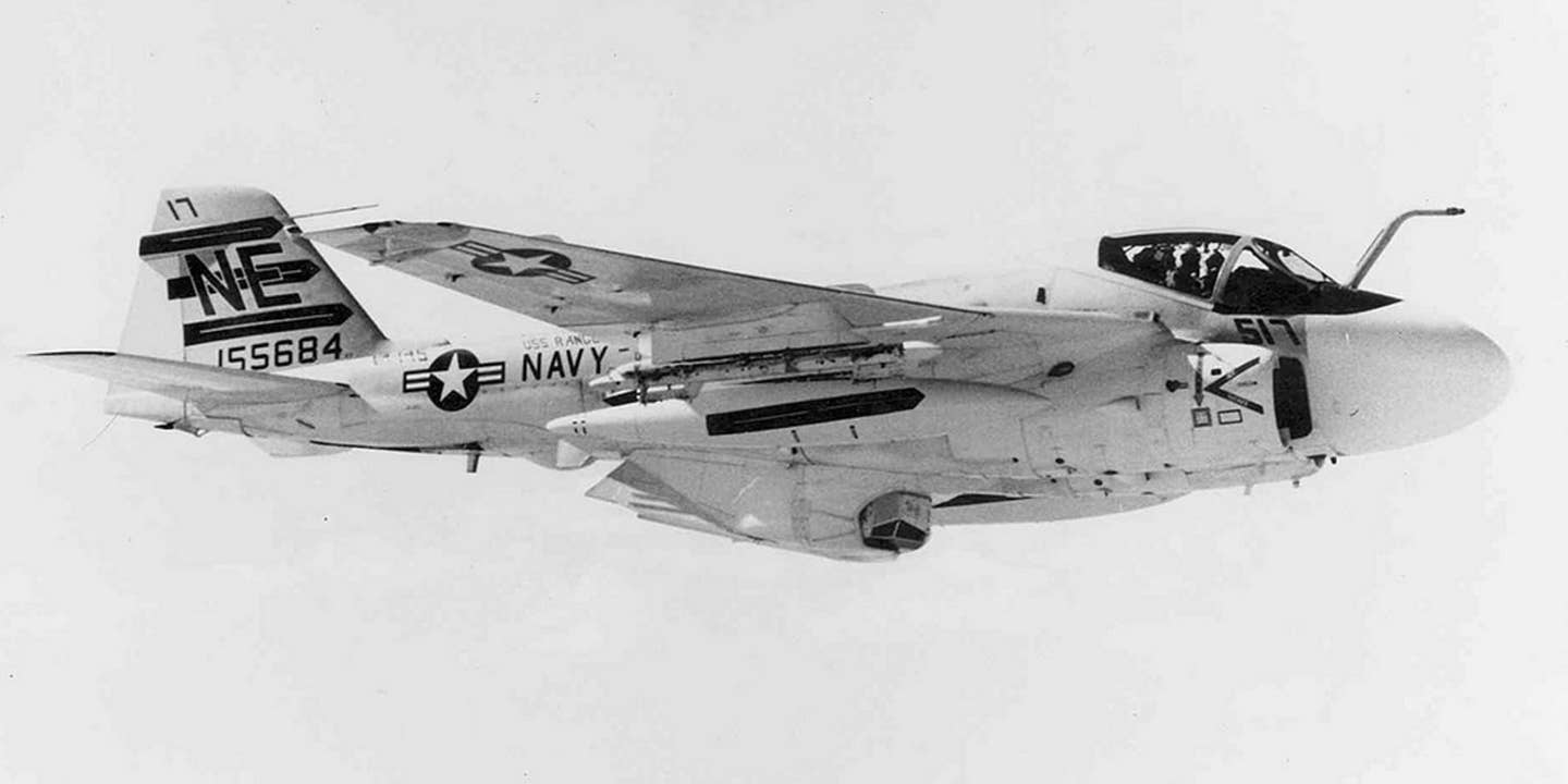 Behold the Pioneering A-6C Intruder With its Massive Ventral Sensor Pod