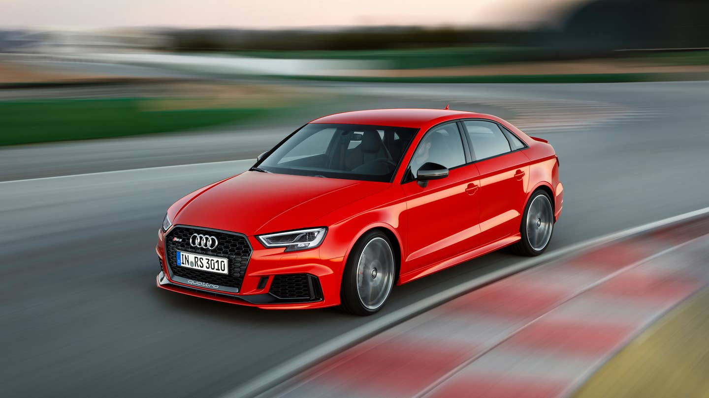 The New 400-Horsepower Audi RS3 Sedan Is Coming to America
