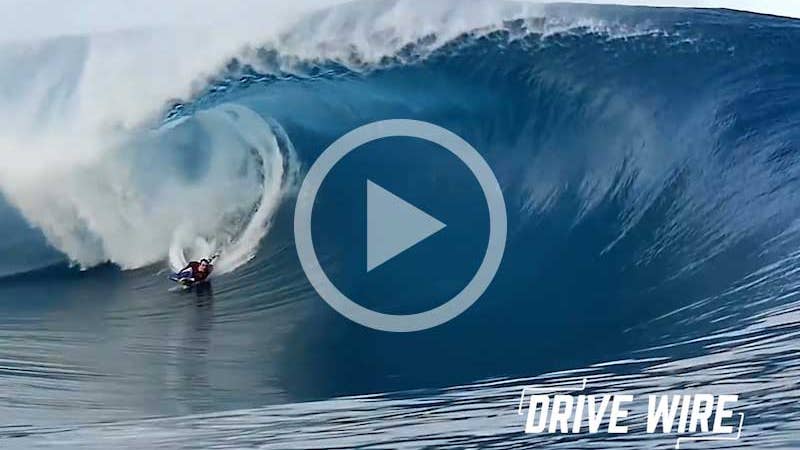 Drive Wire: Bodyboarder Vs. Massive Waves