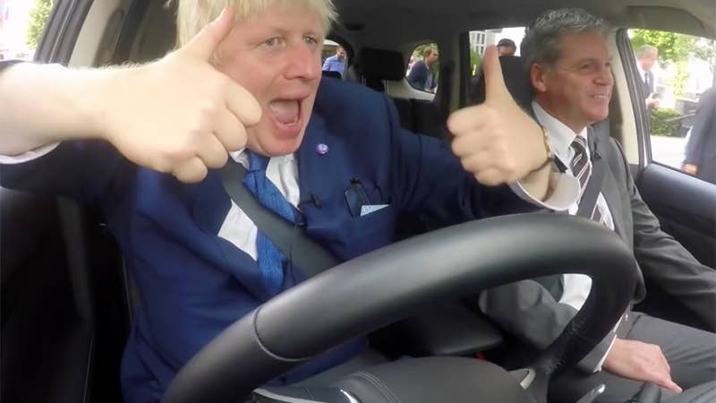 London Mayor Boris Johnson: “Make Way for the Mitsubishi Outlander!”