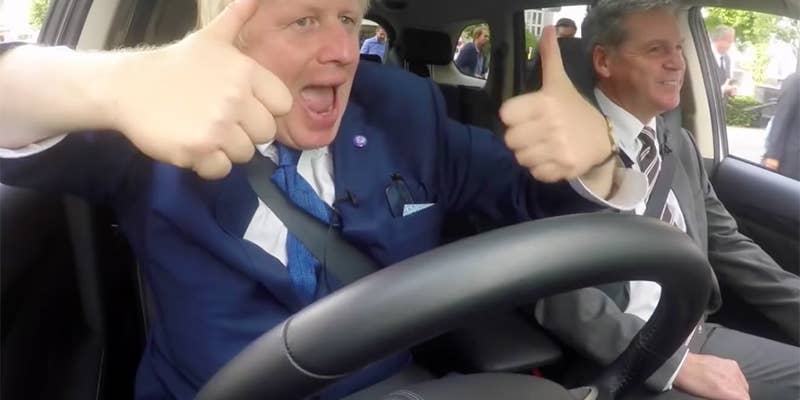 London Mayor Boris Johnson: “Make Way for the Mitsubishi Outlander!”