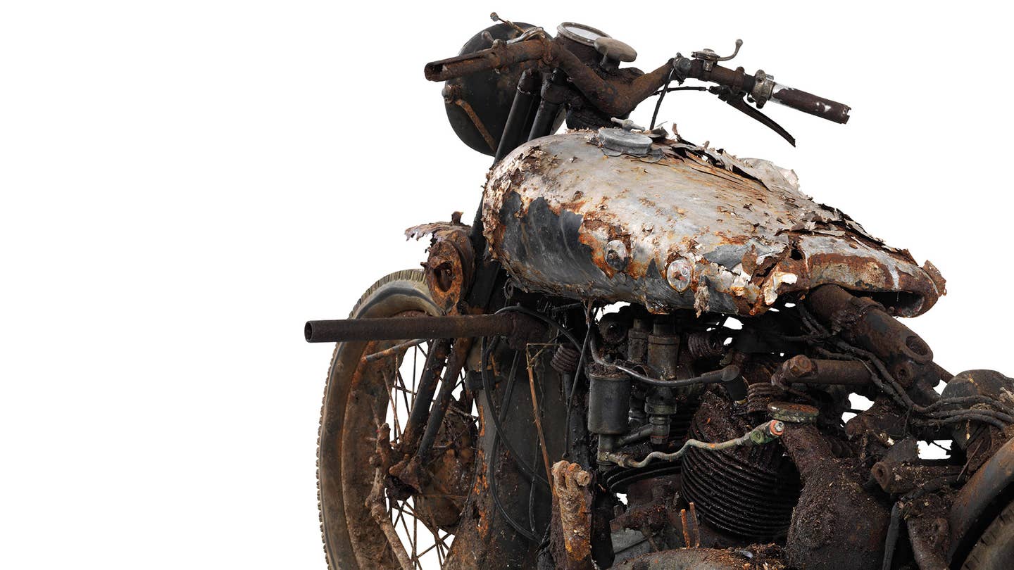 Barn Find Unearths Rare British Motorcycle Treasures