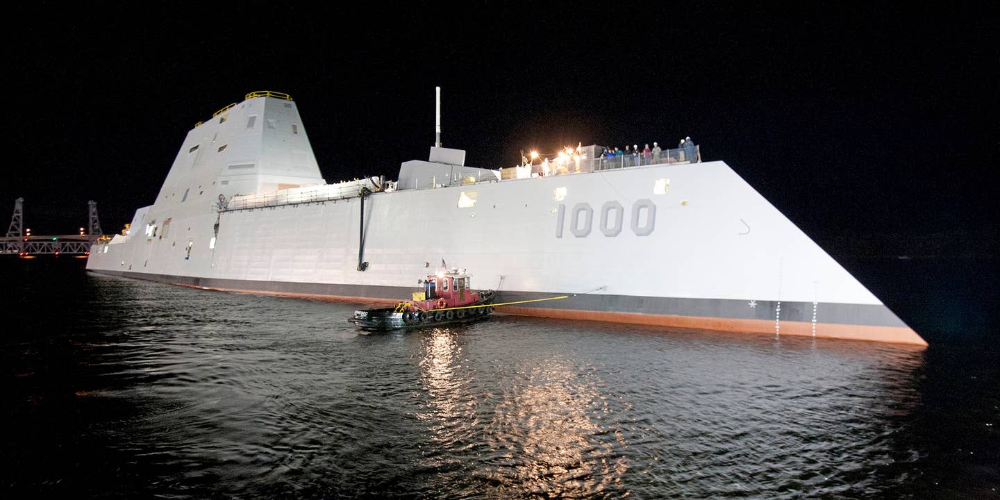 The Navy Won&#8217;t Buy Ammo For Its Dumbed Down Stealth Destroyer’s Big Guns