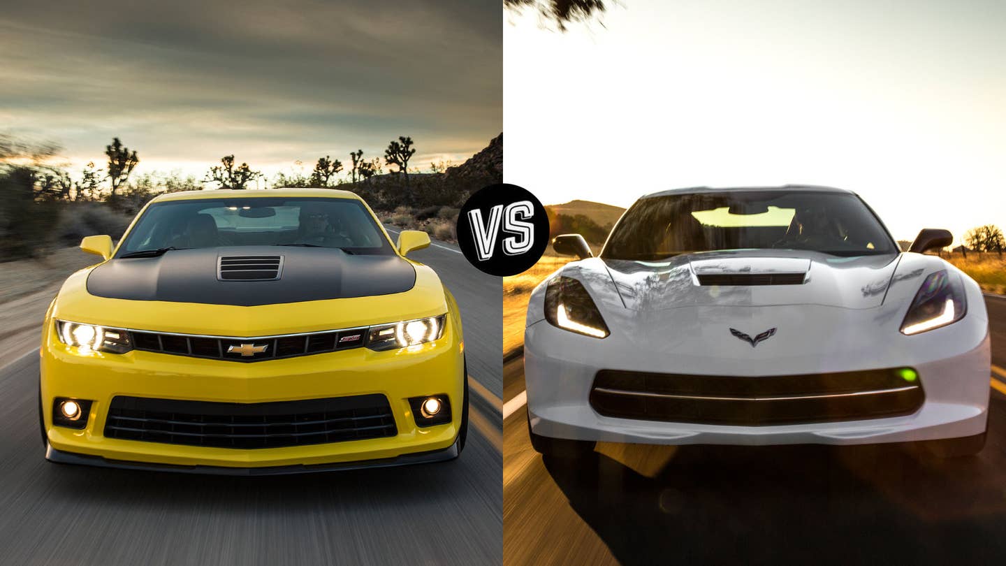 Sibling Rivalry: Camaro Vs Corvette