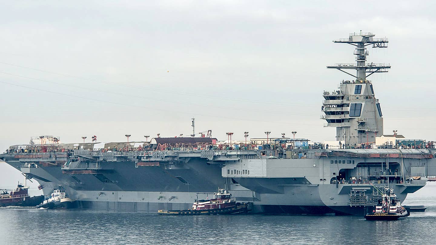 Navy’s Troubled New Carrier Undergoing Long Overdue Review