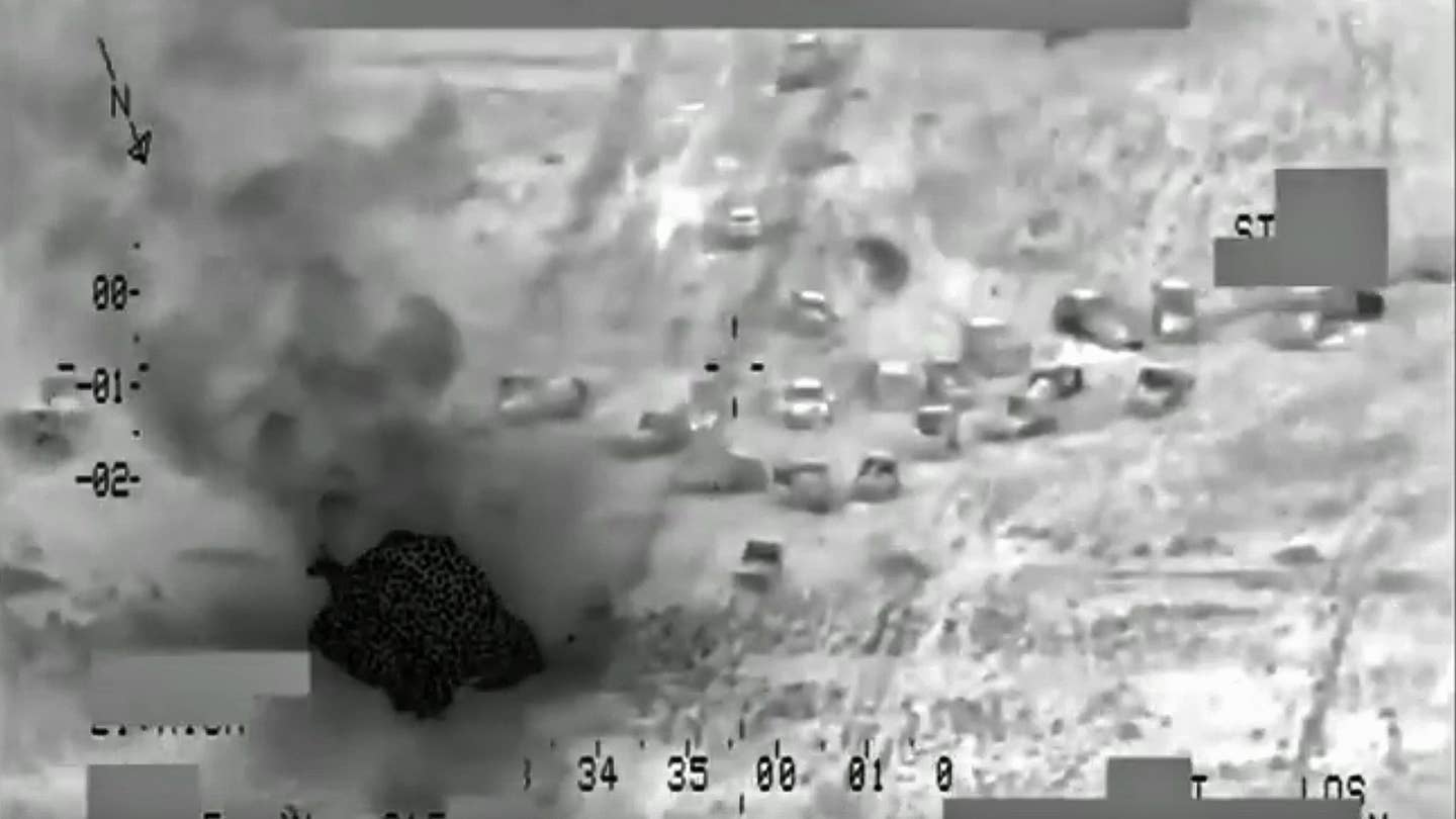 New “Highway Of Death” In Iraq As ISIS Convoy Gets Annihilated From The Air
