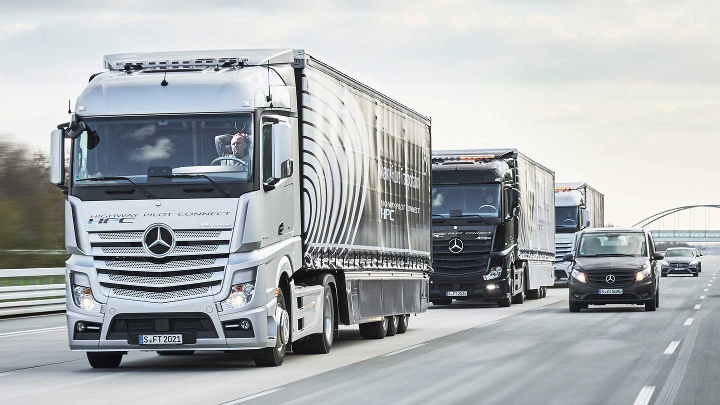Mercedes Self-Driving Semi-Trucks Are Now Roaming the Autobahn